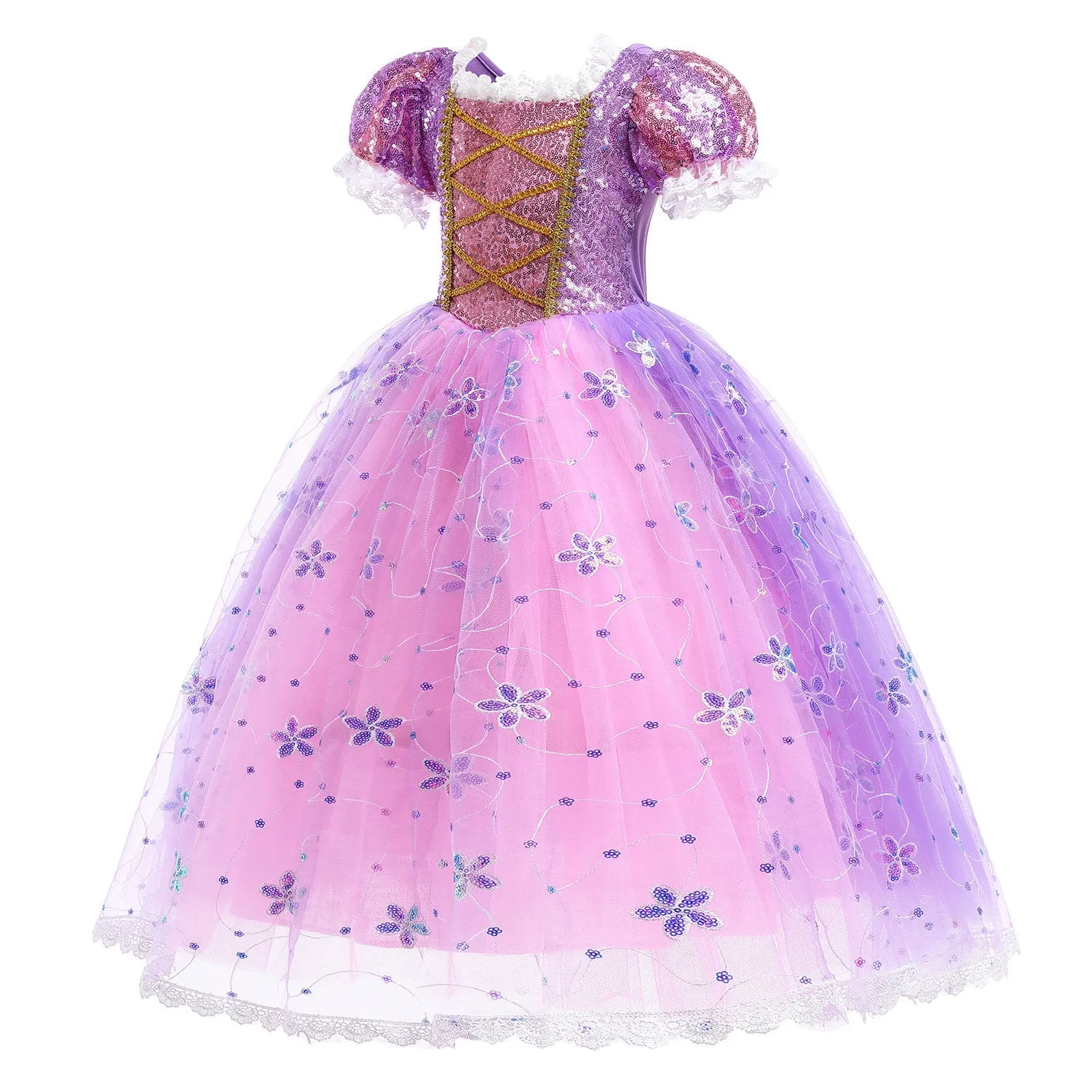 Princess Rapunzel Inspired Princess Dress for Girls