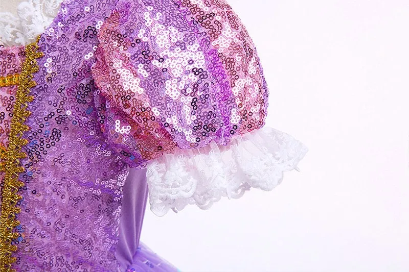 Princess Rapunzel Inspired Princess Dress for Girls