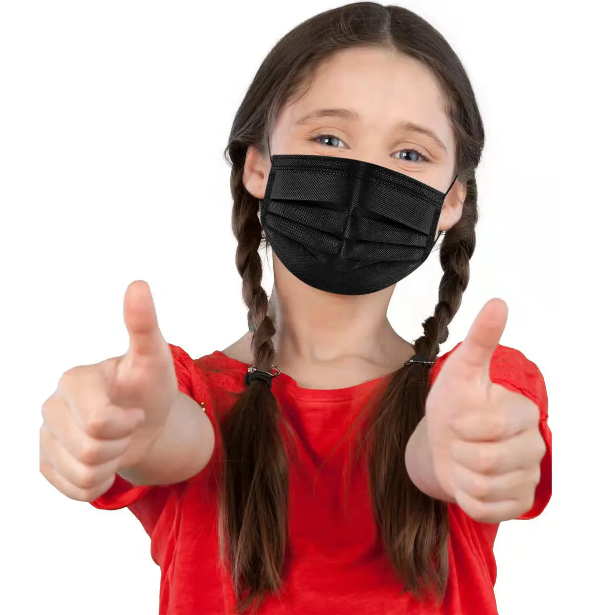 Professional Disposable 3 Ply Filter Face Masks for PPE, Painting, Cutting, or Sewing (50 Pack)