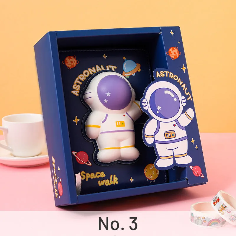PU Cute Cartoon Decompression Journal Notebook - B6