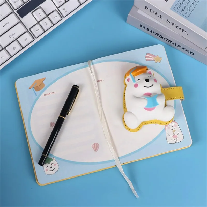 PU Cute Cartoon Decompression Journal Notebook - B6
