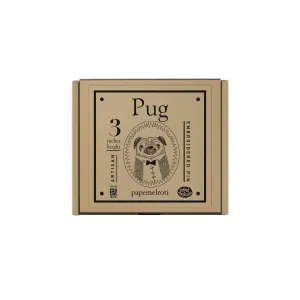 Pug Artisan Embroidered Pin [CLEARANCE]