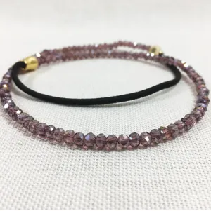 Purple Crystal Headband