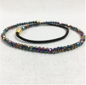 Purple Tornazol Crystal Headband