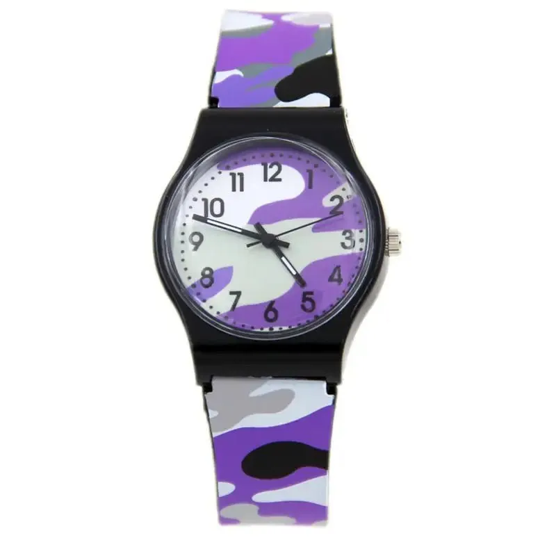 Quartz Plastic Watches: Cartoon-Inspired Design, 10m Waterproof, 8mm Thin, 34mm Dial