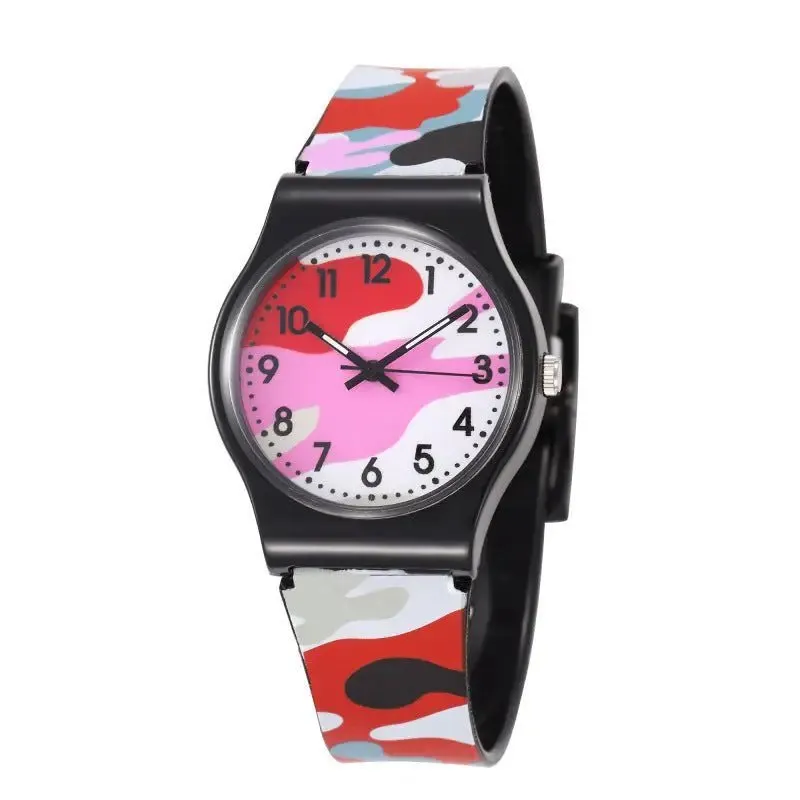 Quartz Plastic Watches: Cartoon-Inspired Design, 10m Waterproof, 8mm Thin, 34mm Dial