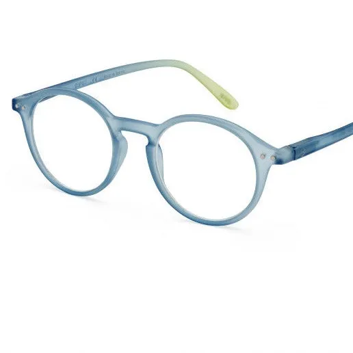 Reading Glasses  3 Blue Mirage Yellow Style D IZIPIZI