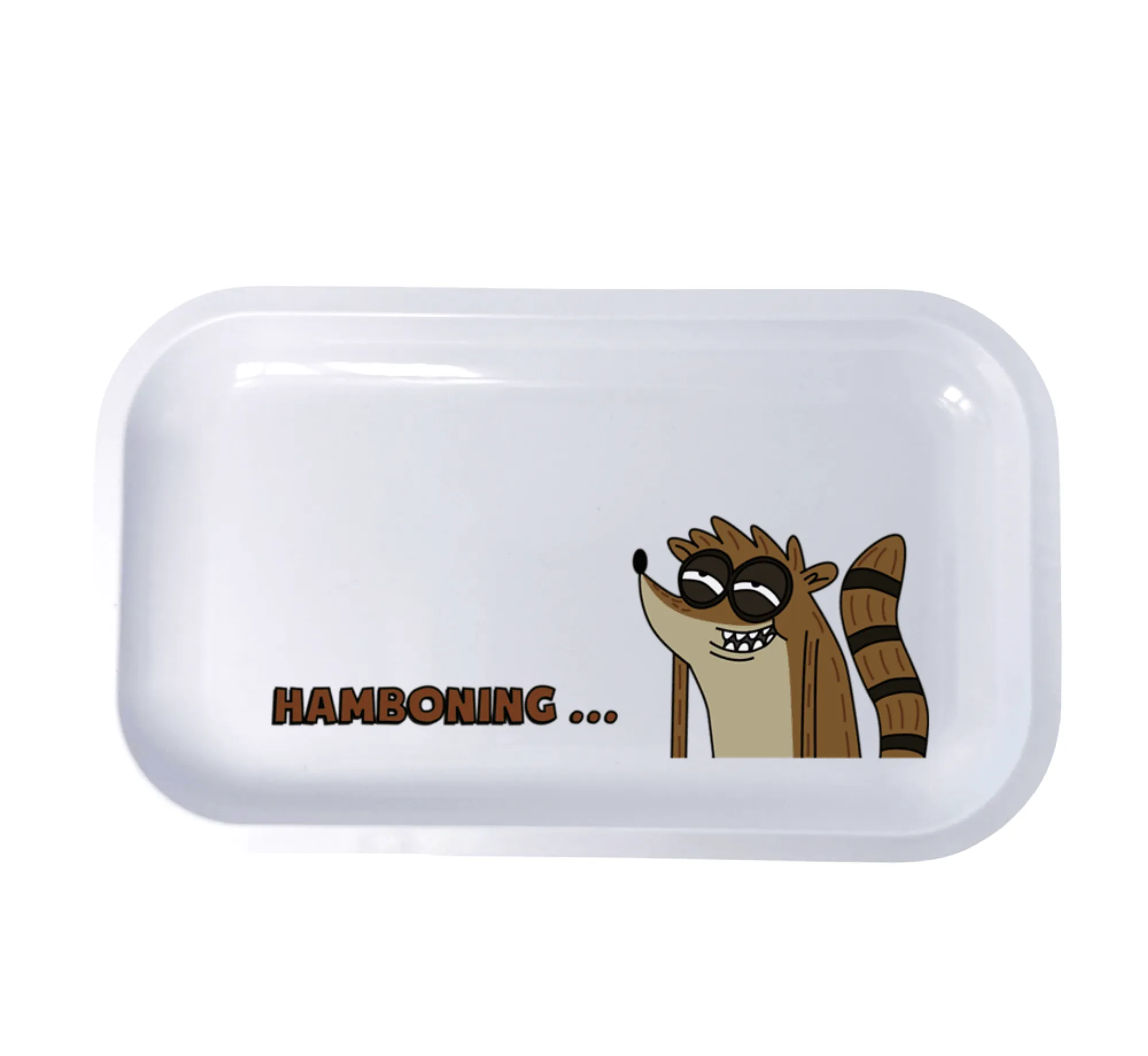 Regular Show Cartoon Spice Grinder, Stash Jar, Rolling Tray Set