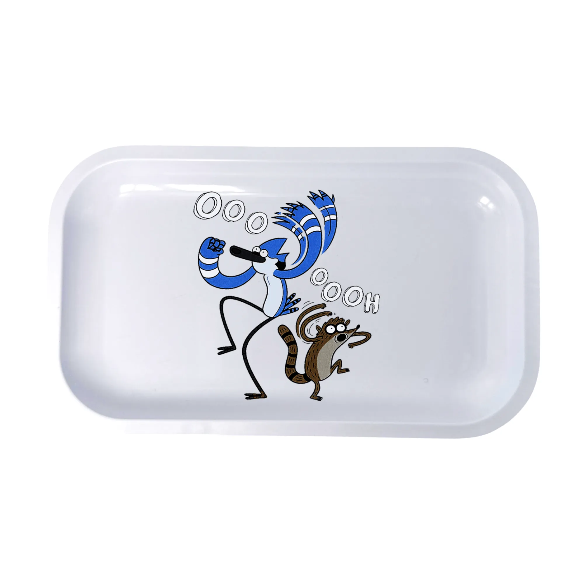 Regular Show Cartoon Spice Grinder, Stash Jar, Rolling Tray Set