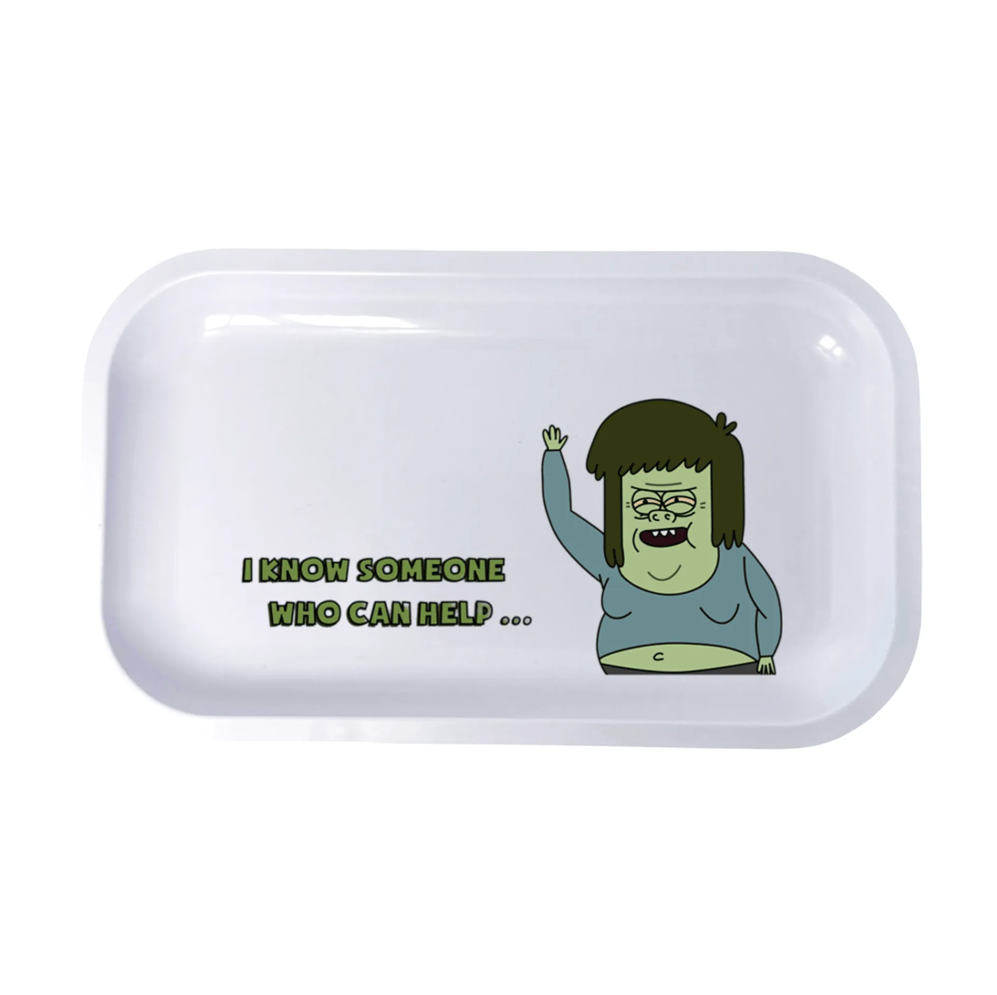 Regular Show Cartoon Spice Grinder, Stash Jar, Rolling Tray Set