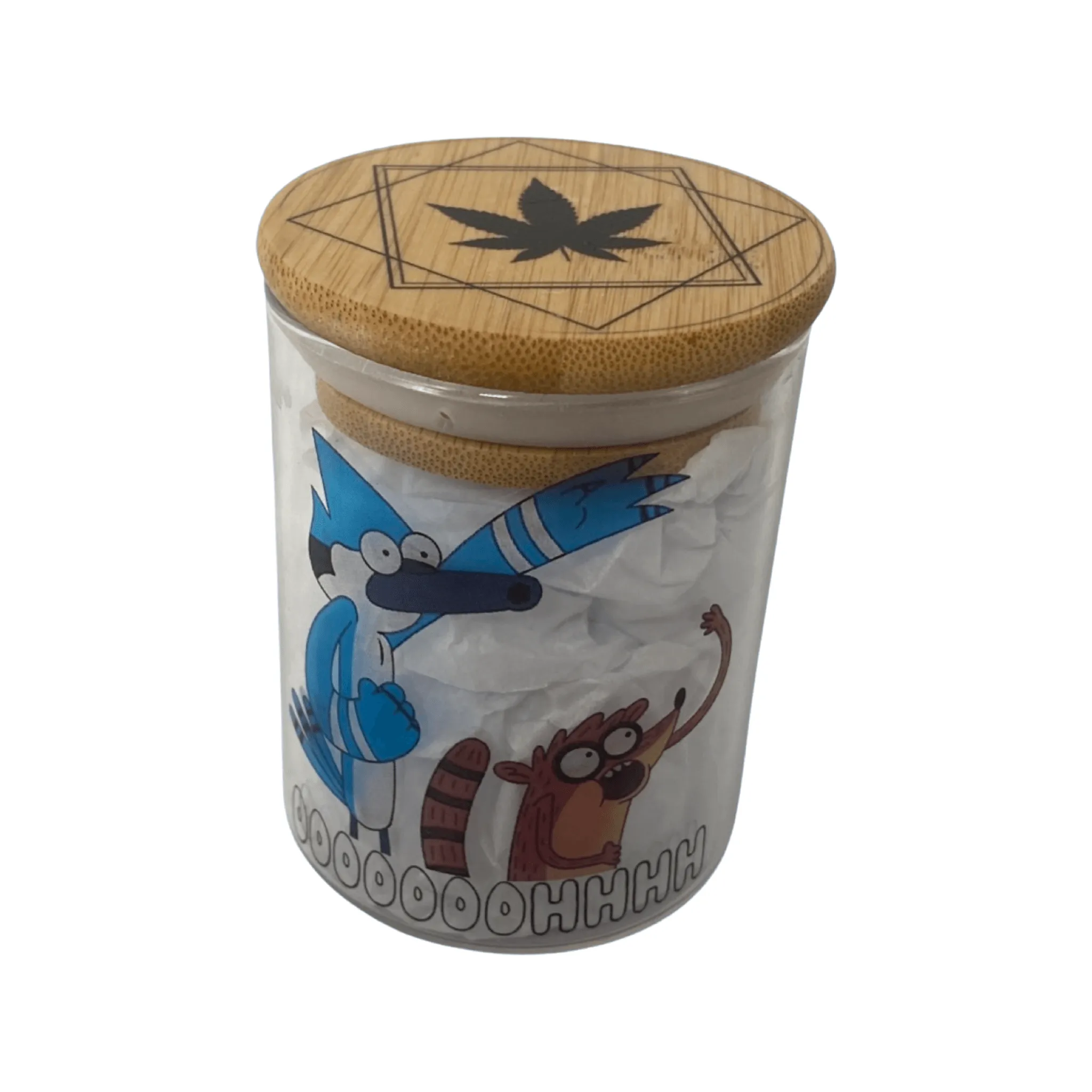 Regular Show Cartoon Spice Grinder, Stash Jar, Rolling Tray Set