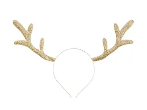 Reindeer Headband in Gold