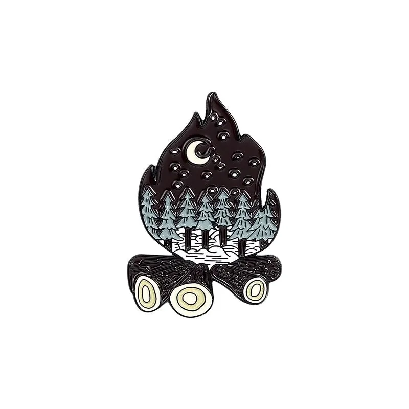 Retro Pin Cartoon Alloy Stoving Varnish Unisex Brooches
