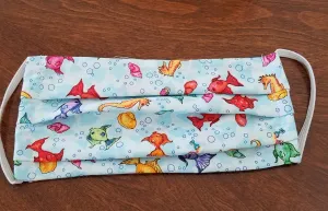 Reusable Fish print Face Mask (3 masks)