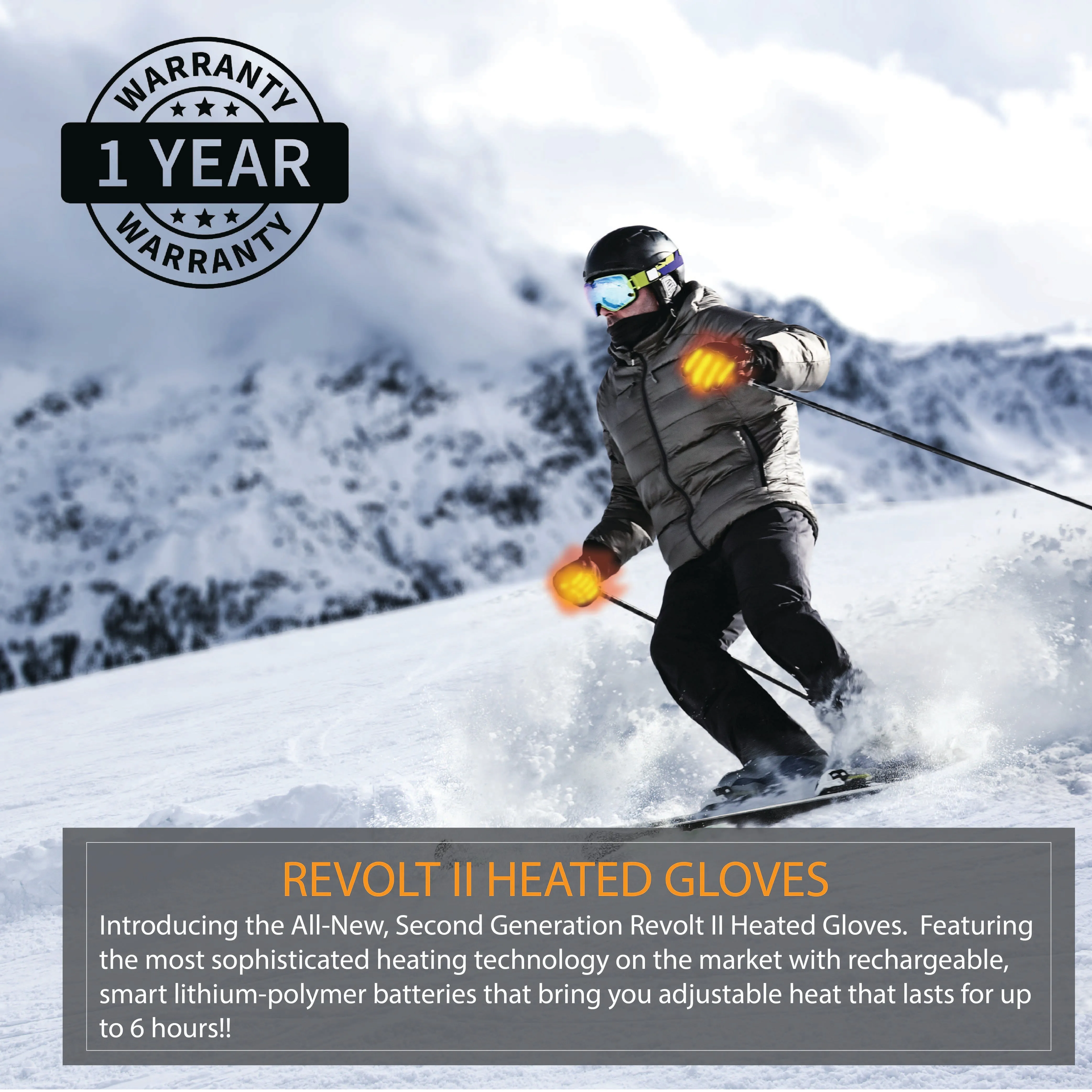 REVOLT 2 Heated Gloves