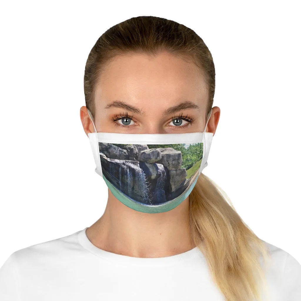 Rock Waterfall Cotton Face Mask (EU)