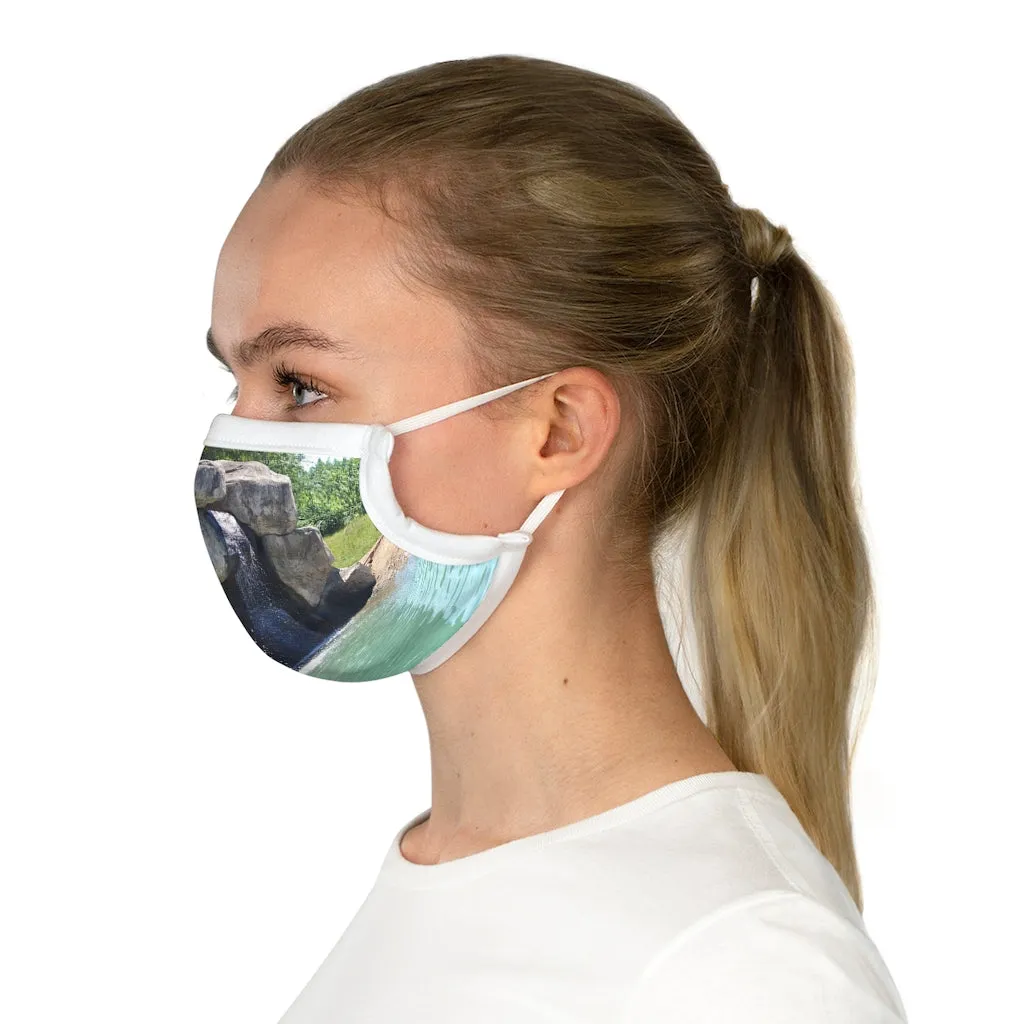 Rock Waterfall Cotton Face Mask (EU)