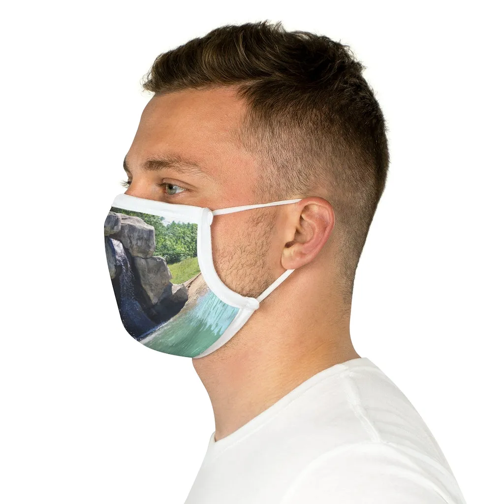 Rock Waterfall Cotton Face Mask (EU)