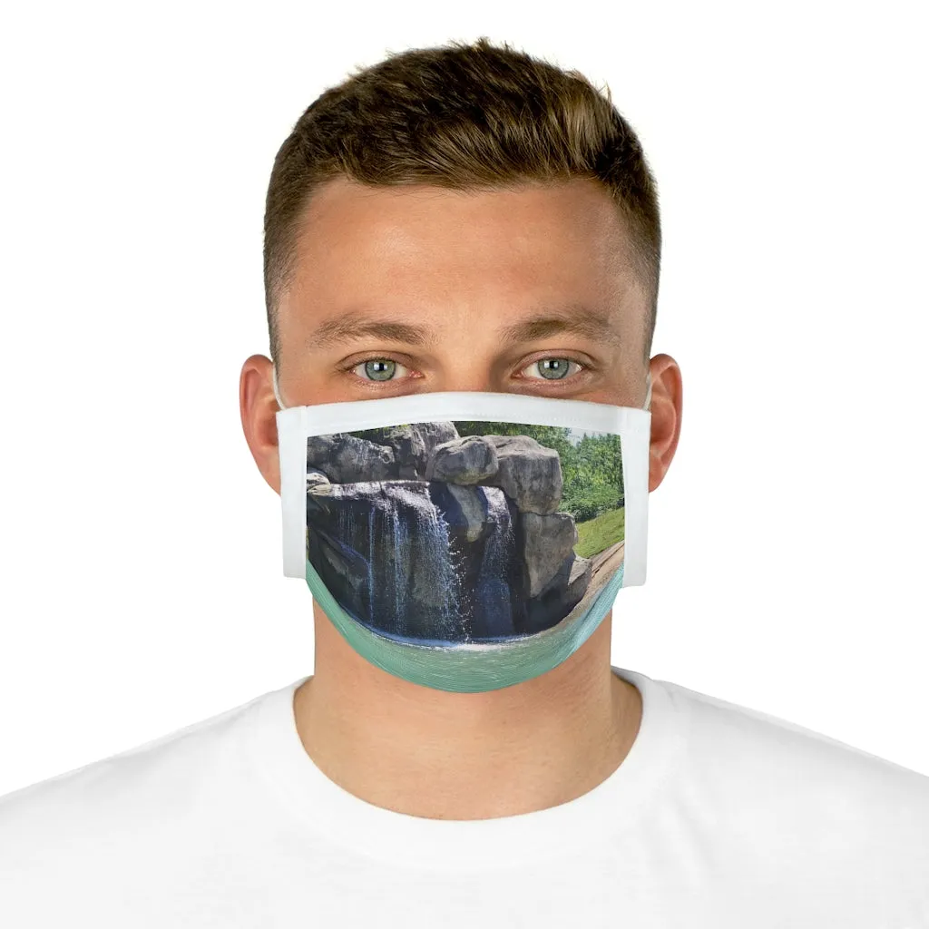 Rock Waterfall Cotton Face Mask (EU)
