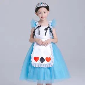 Role Playing girl costume cosplay Halloween cartoon character costume cute Sleeveless Casual baby girl Princess Dress Wedding