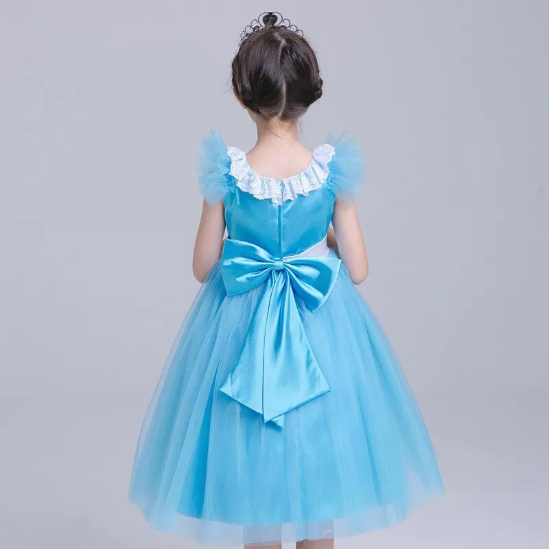 Role Playing girl costume cosplay Halloween cartoon character costume cute Sleeveless Casual baby girl Princess Dress Wedding