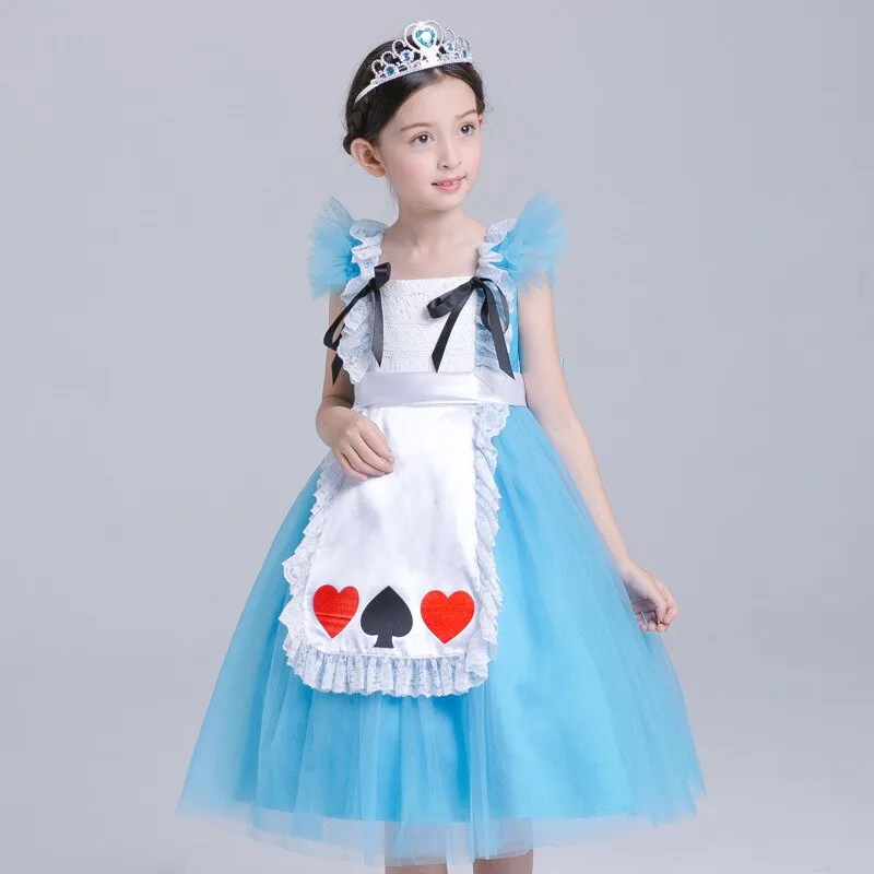 Role Playing girl costume cosplay Halloween cartoon character costume cute Sleeveless Casual baby girl Princess Dress Wedding