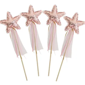 Rose Gold Sequin Star Wands - Alimrose