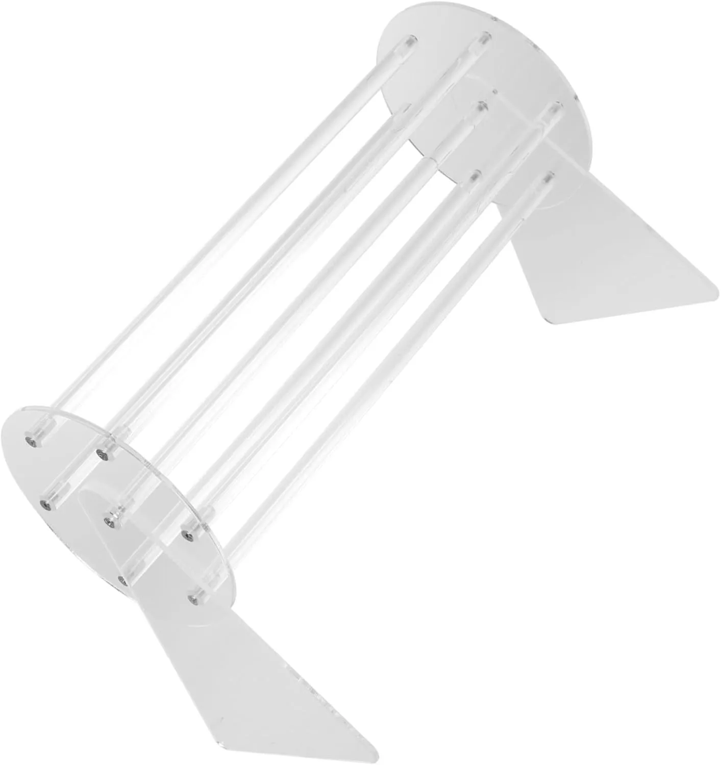 Rotating Base for Display Acrylic Claw Clip Holder 360-degree Rotating Hairband Display St
