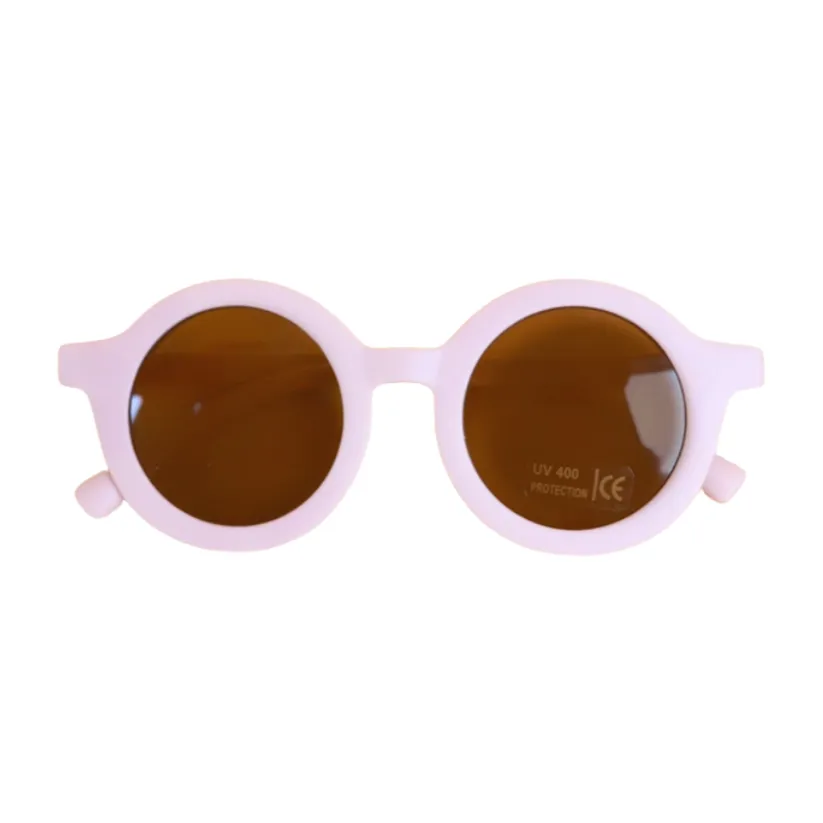 Round Sunglasses for Toddler- Light Pink