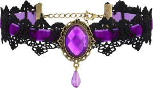 Sacina Victorian Lace Choker, Velvet & Gothic Choker, Vintage Necklace, Costume & Christmas Jewelry Gifts for Women