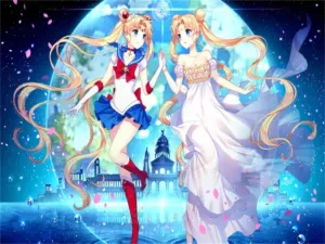 Sailor Moon - Full Round Drill Diamond Painting 40*30CM