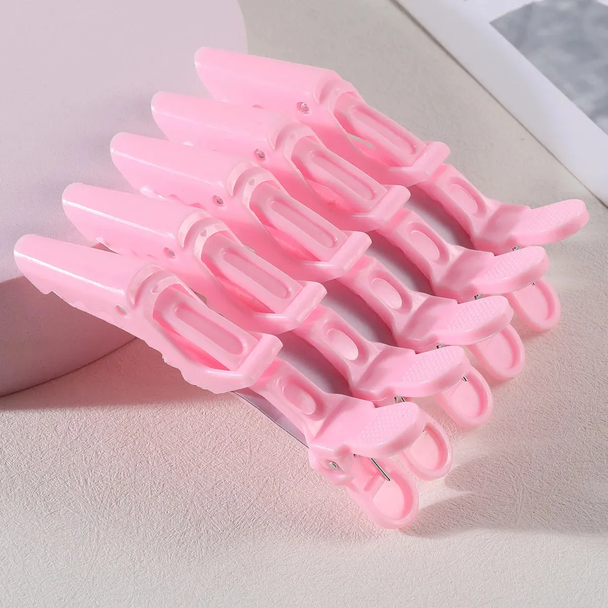 Salon Quality Alligator Hair Clips, Set of 5