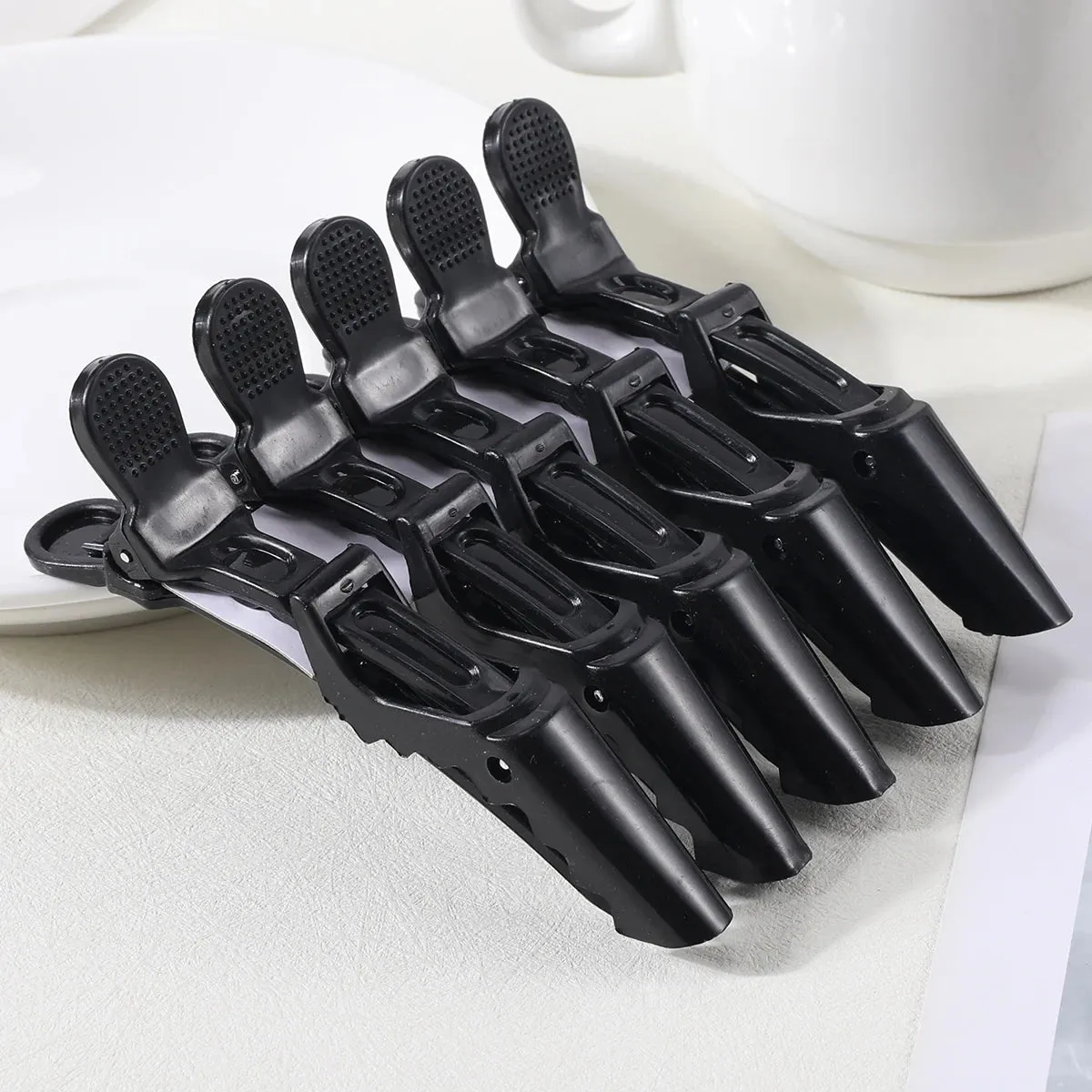 Salon Quality Alligator Hair Clips, Set of 5
