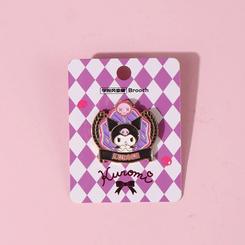 Sanrio College Style Metal Brooch