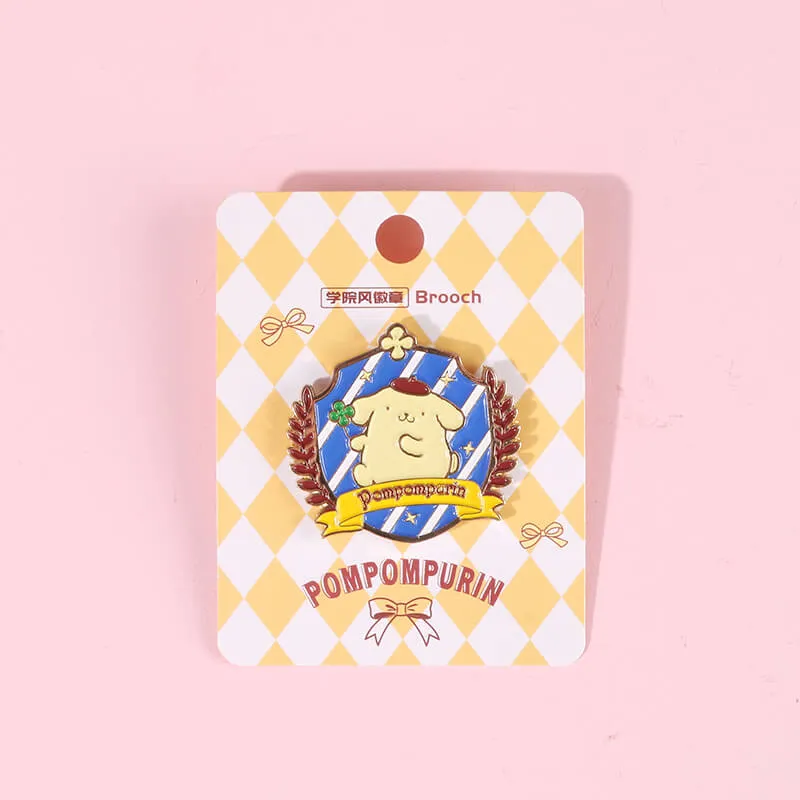 Sanrio College Style Metal Brooch