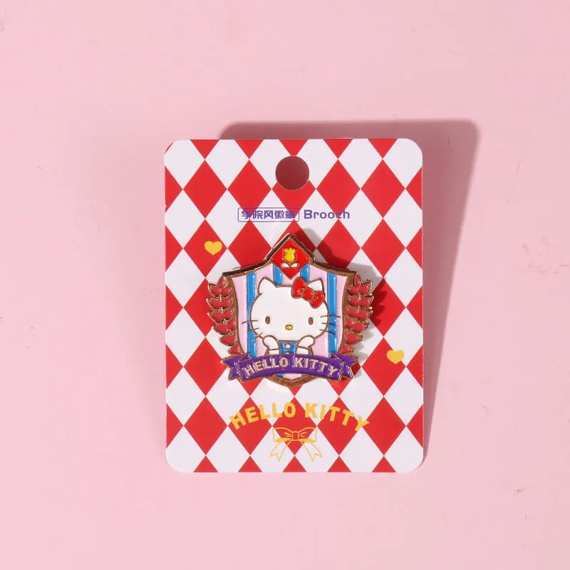 Sanrio College Style Metal Brooch