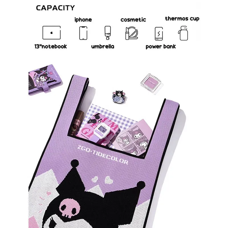 Sanrio Knitted Tote Bag Collection