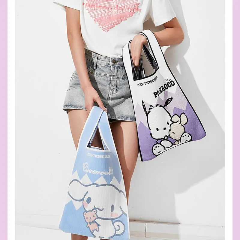 Sanrio Knitted Tote Bag Collection