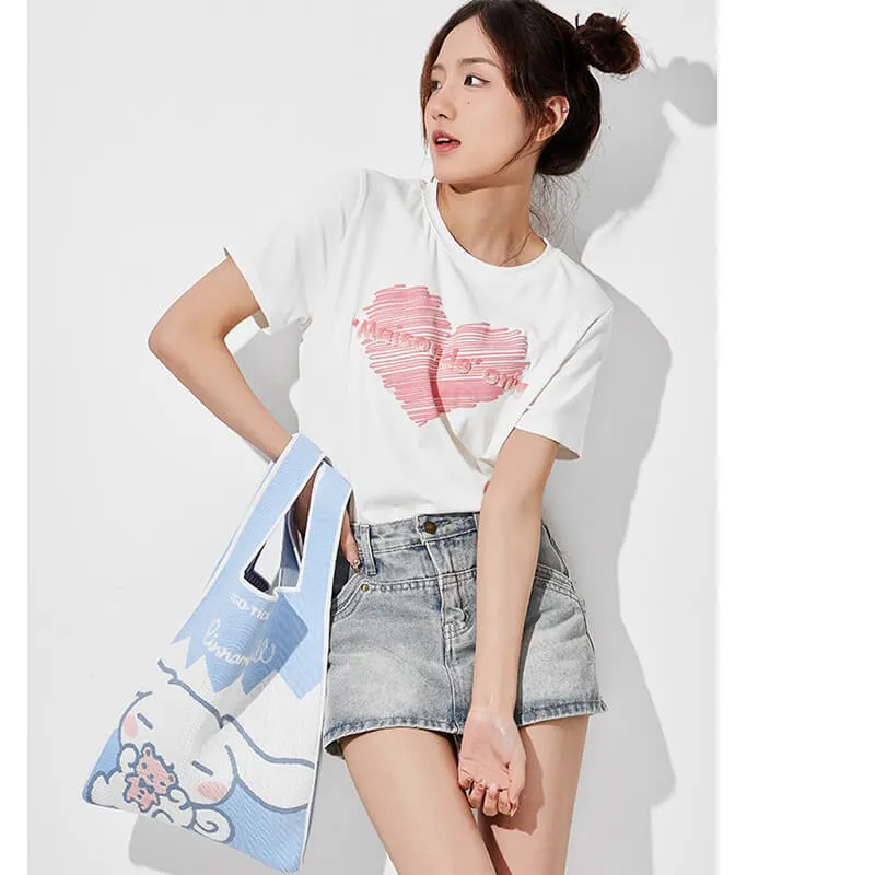 Sanrio Knitted Tote Bag Collection