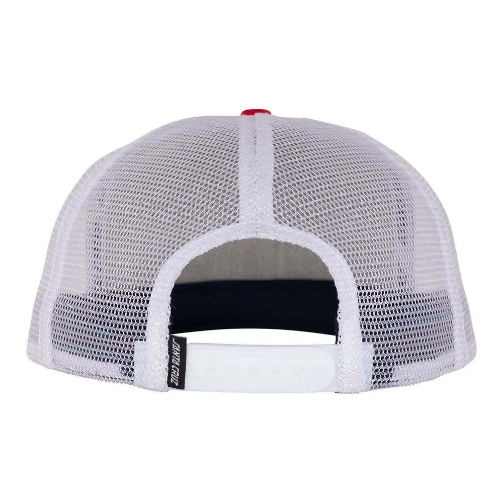 Santa Cruz Screaming Hand Mesh Trucker Hat - Navy/White/Red