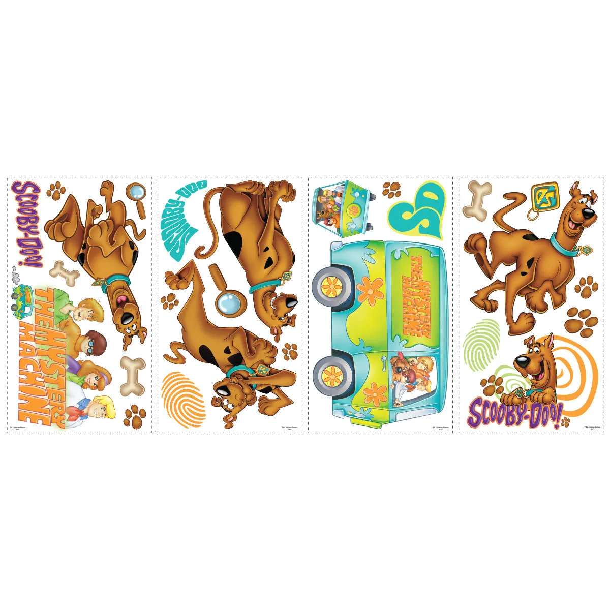 SCOOBY DOO PEEL & STICK WALL DECALS