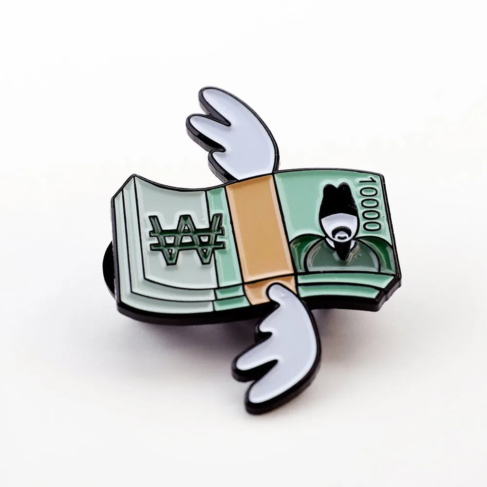 SECONDS Flying Won Enamel Pin