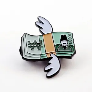 SECONDS Flying Won Enamel Pin