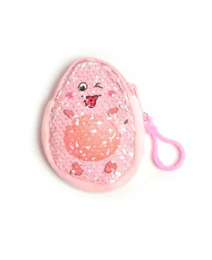 Sequin Avocado Coin Bag
