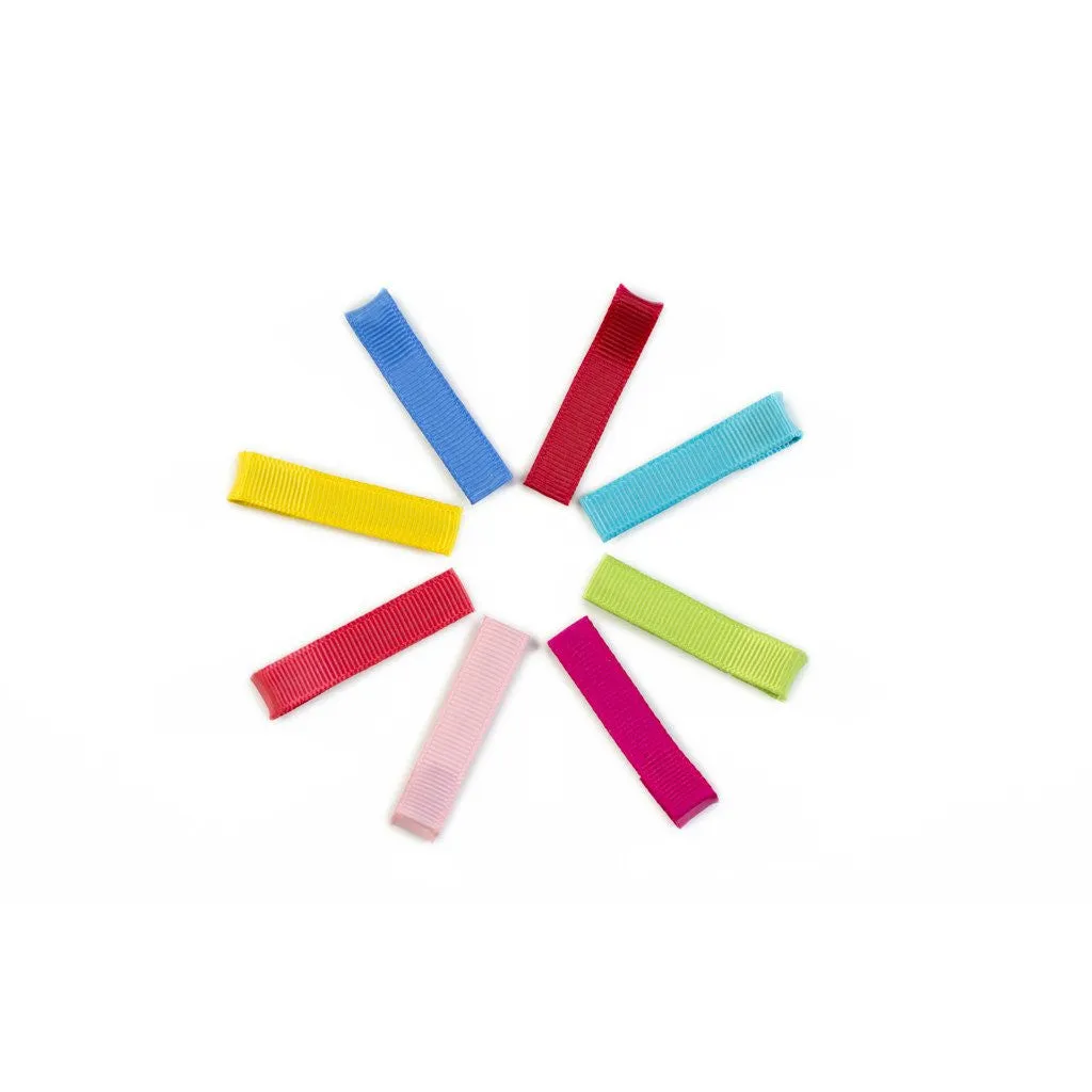 Set de 8 Barrettes Anti-Glisse Assorties - Couleurs Vives