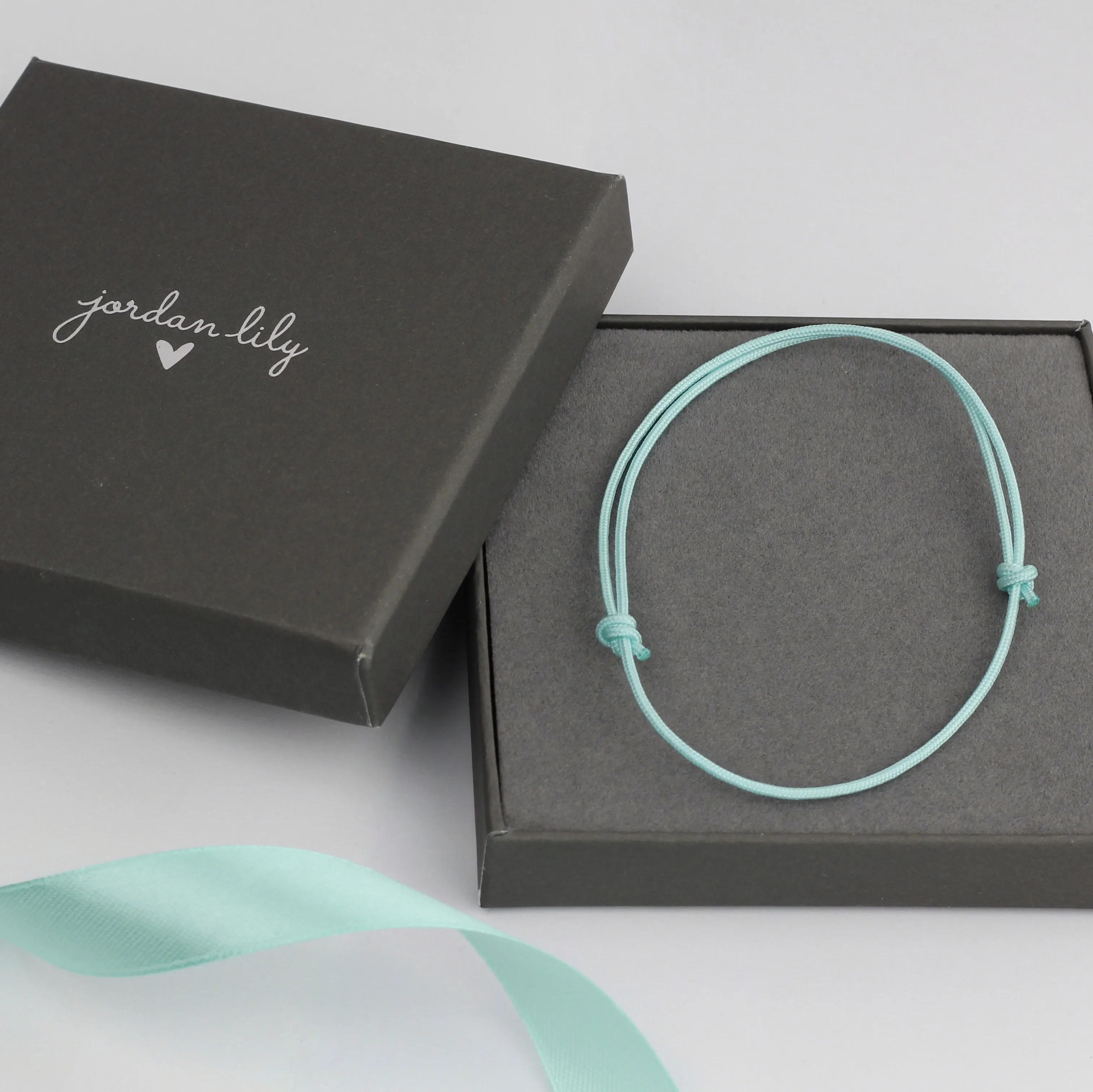 Set of 3 Cord Anklets