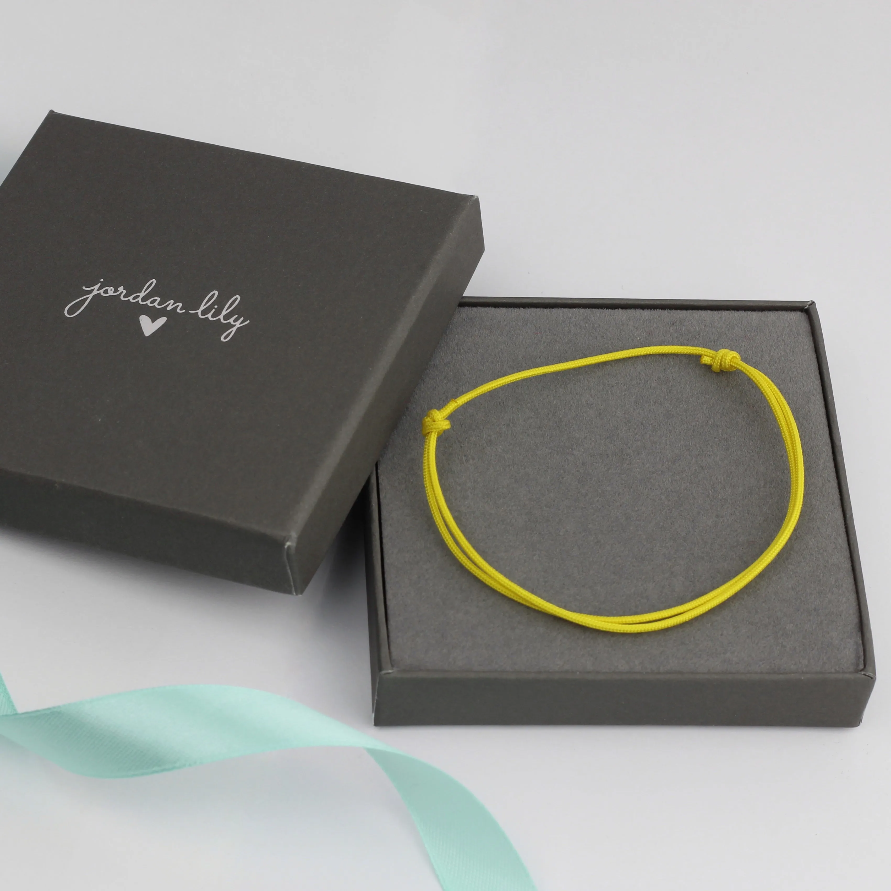 Set of 3 Cord Anklets