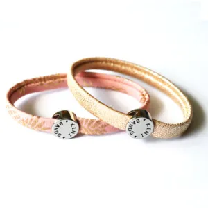 SET OF TWO MERMAID HAIR TIES - GOLD