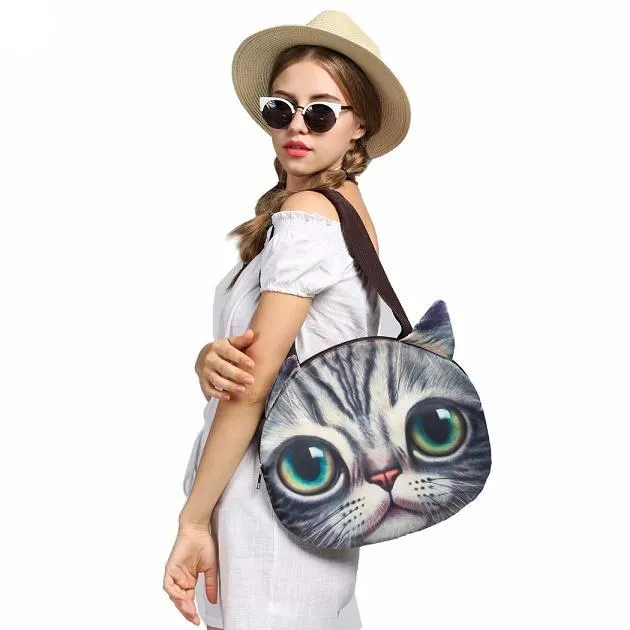 Shoulder Bags Cat Shape