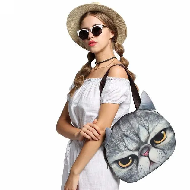 Shoulder Bags Cat Shape